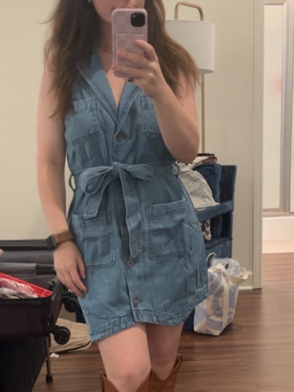 Show Me Your Mumu Denim Dress - Picture 2 of 2